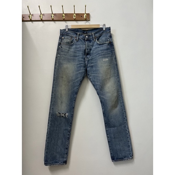 LEVIS 501CT破壞刀割 牛仔褲