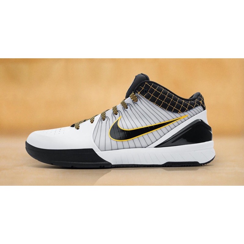 NIKE Kobe 4 IV Protro White Black Del Sol Pop US10/請勿下單，已有人要