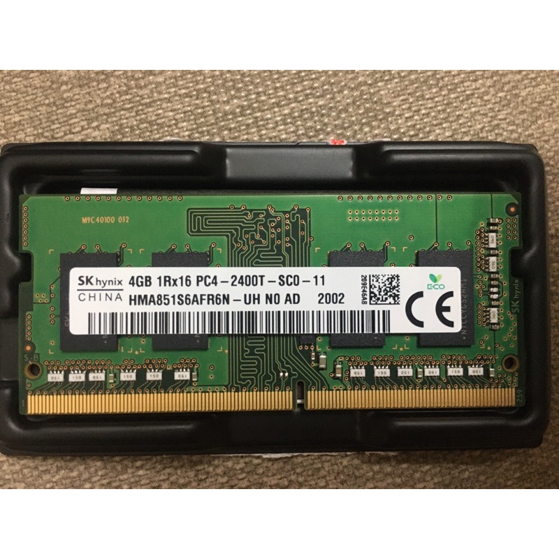 ☆【HYNIX 海力士 PC4-2400T 1RX16 DDR4-2400 DDR4 4GB 4G】☆台北市可面交