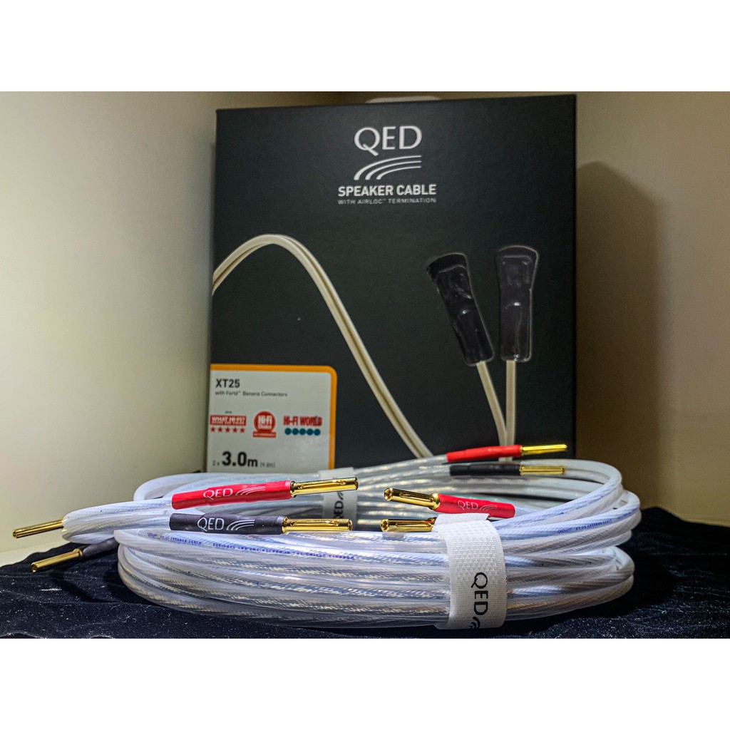 喜龍音響 QED XT25 高級無氧銅專業喇叭線 長度3米