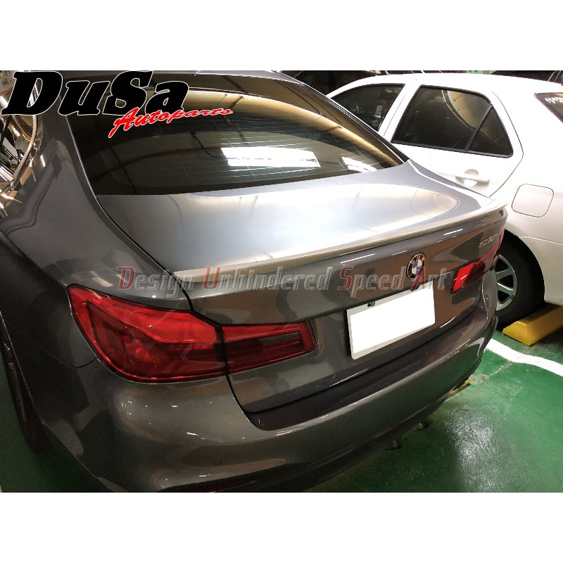 Dusa Bmw 5系列g30 四門類p款風格尾翼後擾流全新abs材質未使用未烤漆5i 530i 蝦皮購物