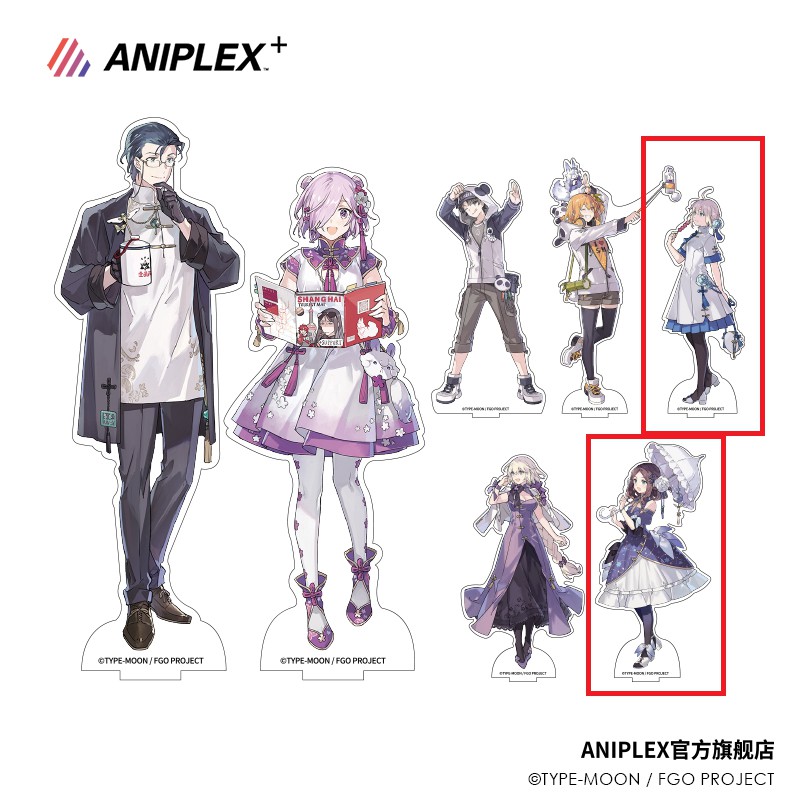 現貨 Fgo 19上海fes 三周年阿爾托莉亞達文西壓克力立牌梅林軟膠影法師リヨ 蝦皮購物