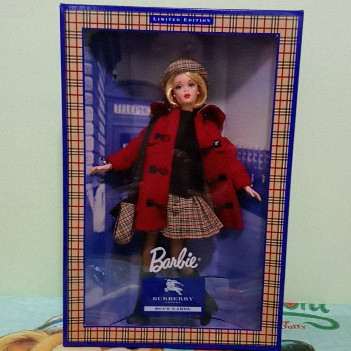  現貨 全新 古董 芭比 日本 限定 BURBERRY 藍標 Barbie 1999年