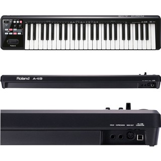 【公司貨】Roland A-49 樂蘭 49鍵 鍵盤控制器 MIDI A49 控制器 黑色