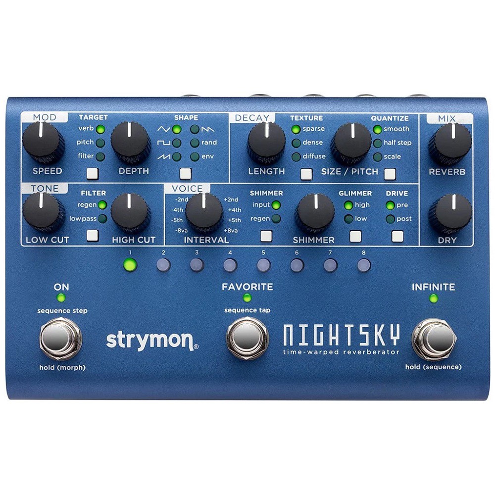 Strymon NightSky Time-Warped Reverb 附中文說明書 殘響效果器 總代理公司貨