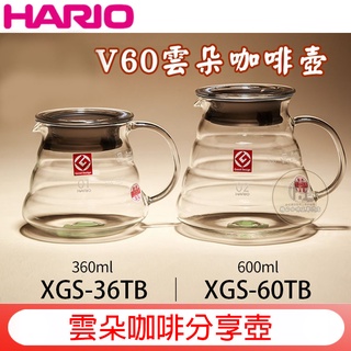 日製 HARIO【清潔棉】雲朵壺 玻璃分享壺 XGS-36TB│XGS-60TB手沖咖啡壺 玻璃壺 茶壺 花茶壺 泡茶壺