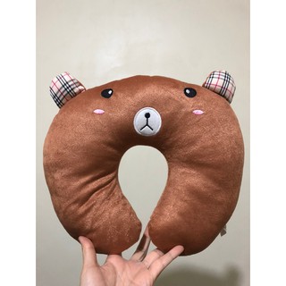 頸枕 可愛 熊造型頸枕 絨毛娃娃