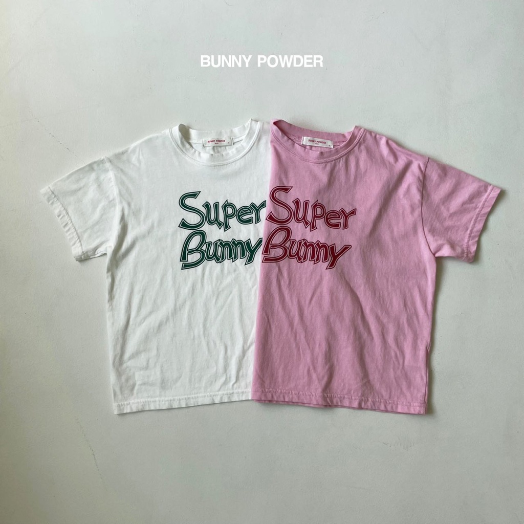 #正韓童裝【superbunny印字短T​】#單筆消費滿 $1,001 #免運費