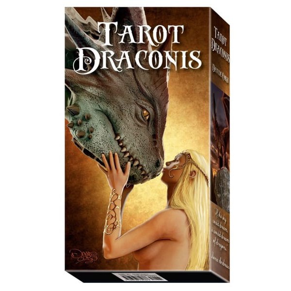 龍騎士塔羅牌 Tarot Draconis,贈中文翻譯｜聖甲蟲牌卡,龍智慧指引,你通過神秘和精神性世界【左西】