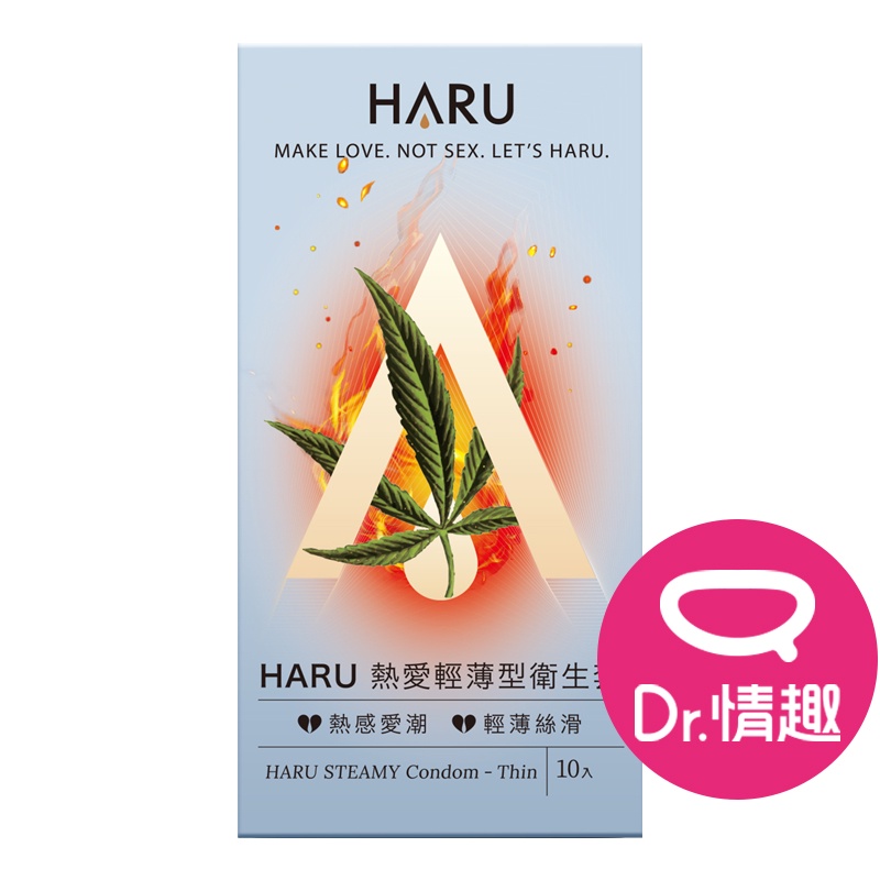 HARU STEAMY THIN 熱愛輕薄型 熱感保險套 原廠公司貨 Dr.情趣 台灣現貨 薄型衛生套 避孕套 安全套