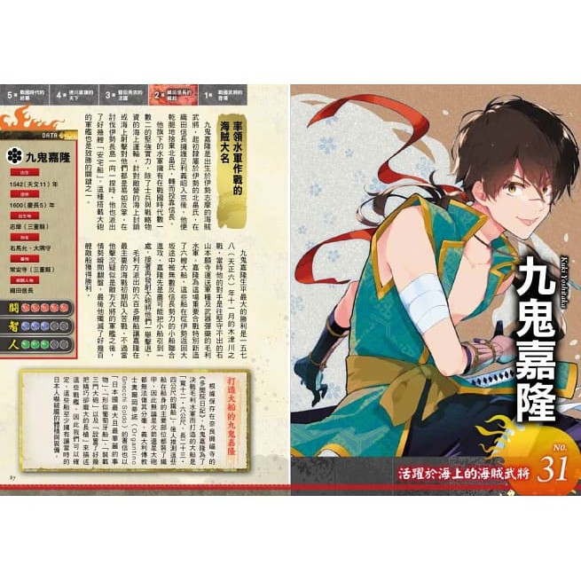 全新 日本戰國武將大圖鑑 蝦皮購物