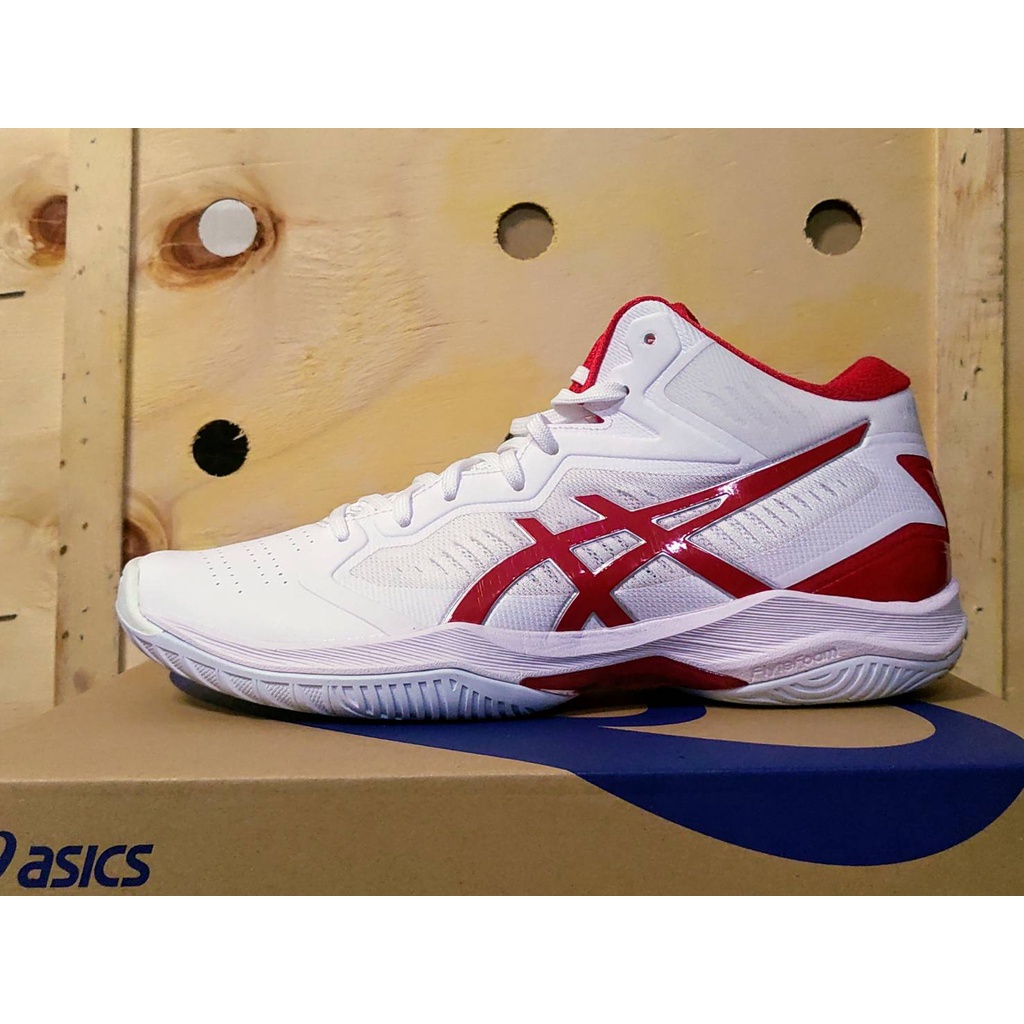 Asics Gelhoop V12 籃球鞋 亞瑟士 輕量 白紅 1063A021102 US8.5(26.5cm)