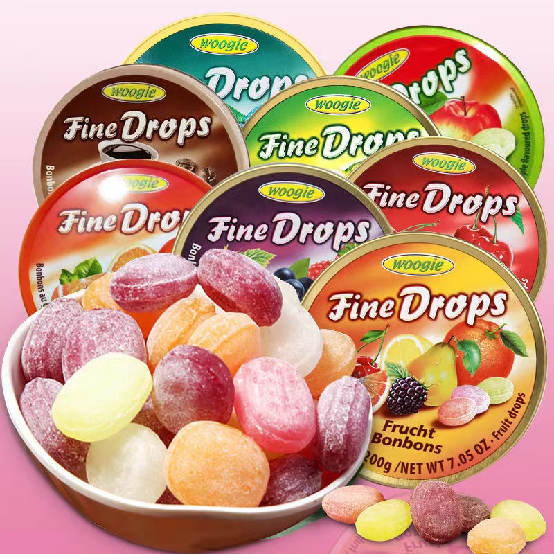 woogie夾心水果糖 德國進口水果糖 200g裝 4種口味 網紅水果糖