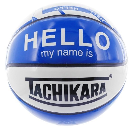 「售完」TACHIKARA花式籃球[漆皮籃球]街頭籃球-非NIKE非愛迪達-亮皮球HELLO MY NAME IS 售完