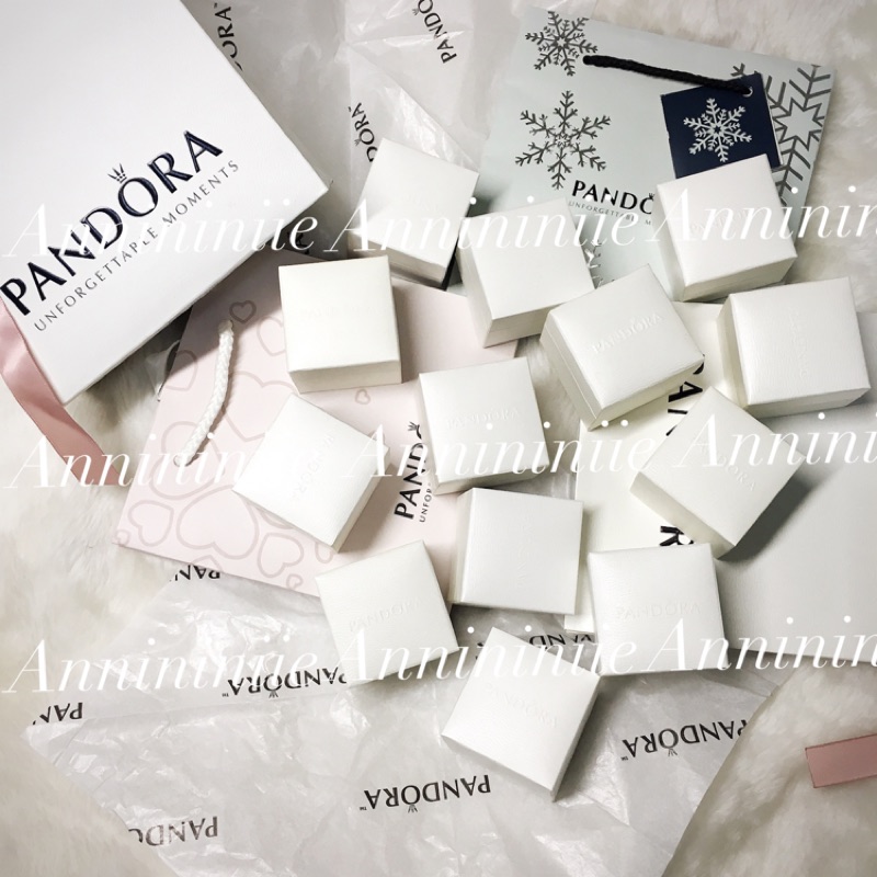 Pandora Charm盒子 珠寶盒 珠子盒 紙盒 束口袋