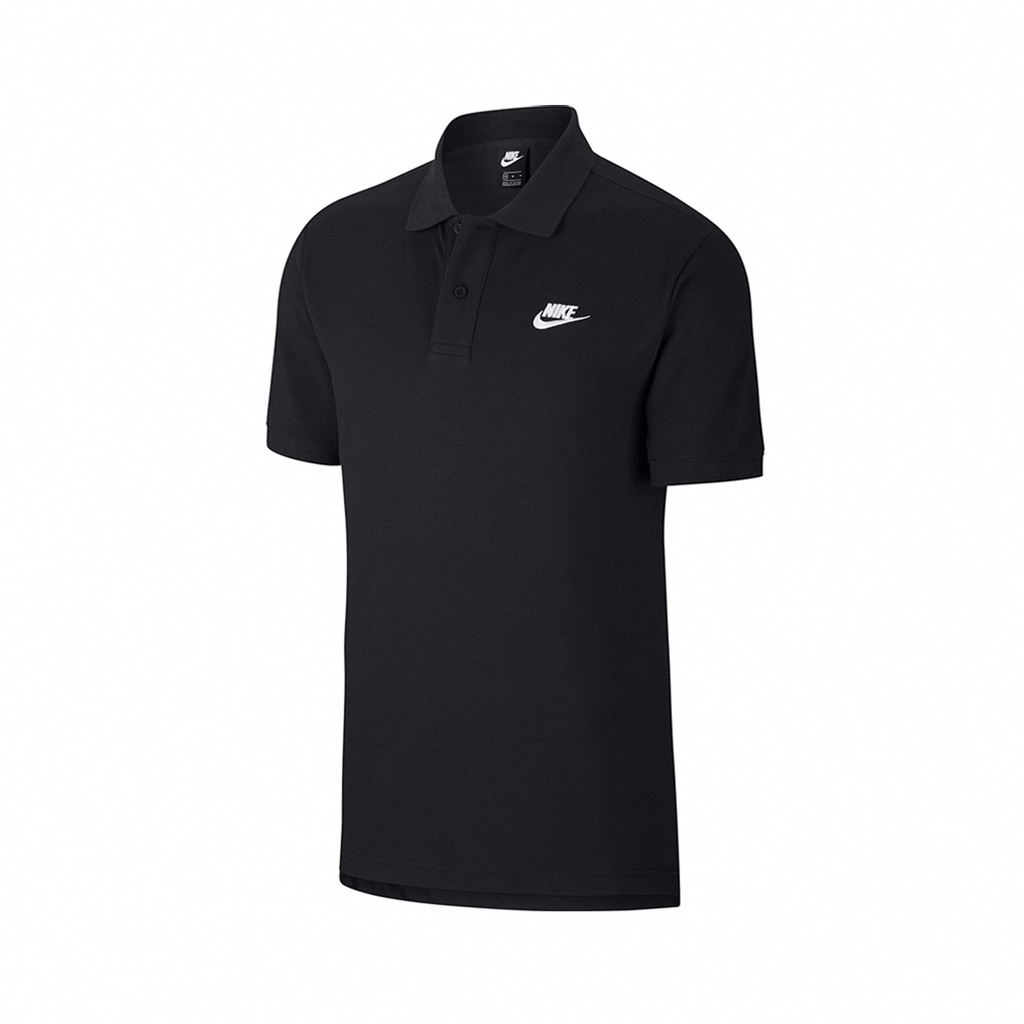 Nike 短袖T恤 NSW Polo 黑 白 男款 Polo衫 運動休閒 【ACS】 CJ4457-010