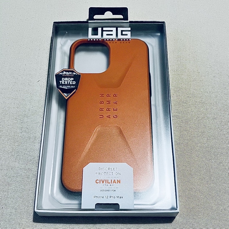 【UAG】CIVILIAN 耐衝擊簡約保護殼 iPhone 12 Pro Max-限量橘