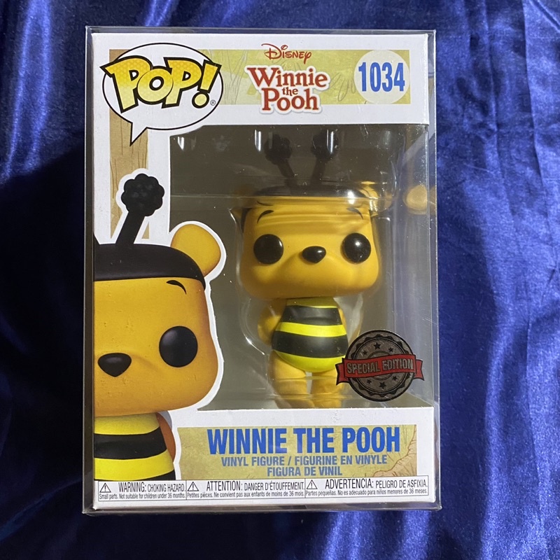 Funko Pop 1034 小熊維尼 蜜蜂裝 Winnie the Pooh Disney （附膠盒）