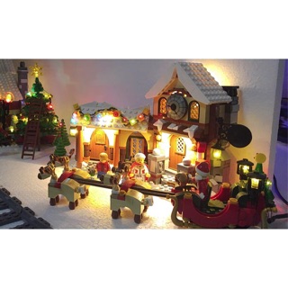 ［想樂］『LED燈組(只有燈，不含樂高積木)』樂高 燈組 Lego Light 10245 聖誕老人的工作坊 (預購,店面預購價$1360)