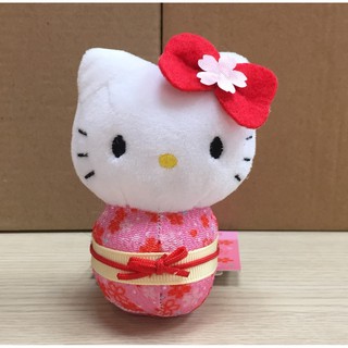 日貨代理 三麗鷗 Hello Kitty 櫻花和服 沙包娃娃