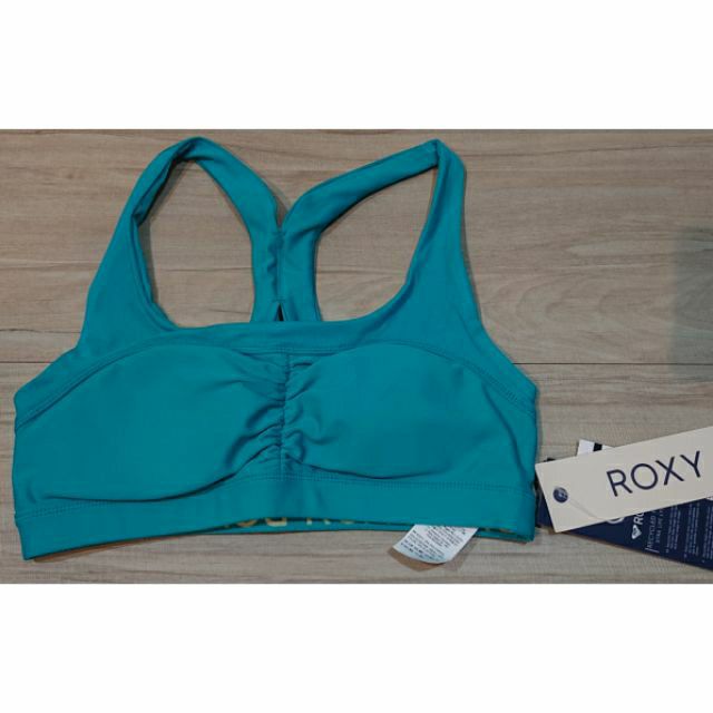 Roxy 綠色兩用泳衣/運動內衣 最後一件XS 售完斷貨