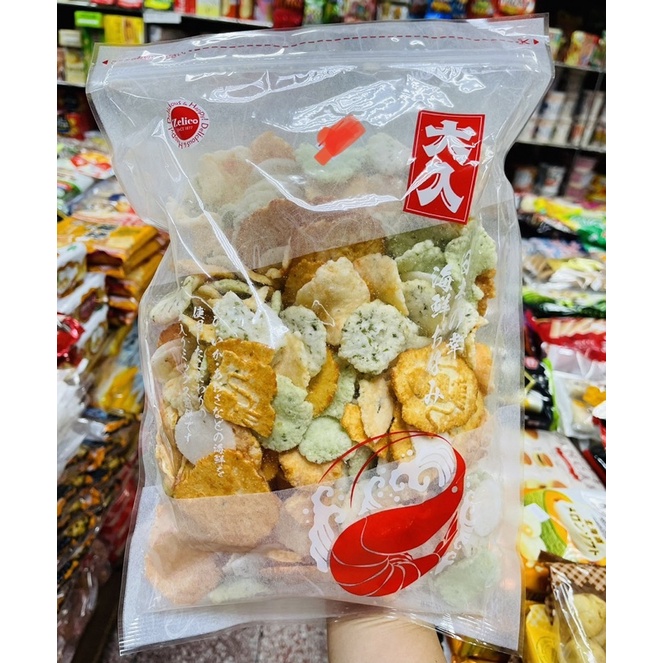 日本 zelico 鈴木榮光堂 大入 海鮮蝦餅 海鮮綜合仙貝 300g