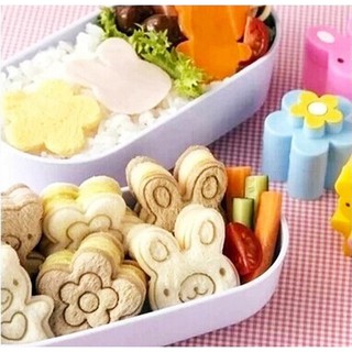 兔子 熊 花朵 三明治模具 DIY 飯糰 壽司模具套裝 便當造型器 ＊水蘋果＊ C-232