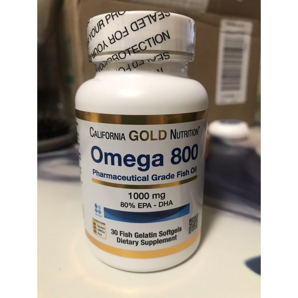 現貨出售💊California Gold Nutrition Omega 800 高濃度頂級魚油 1000 毫克 30粒