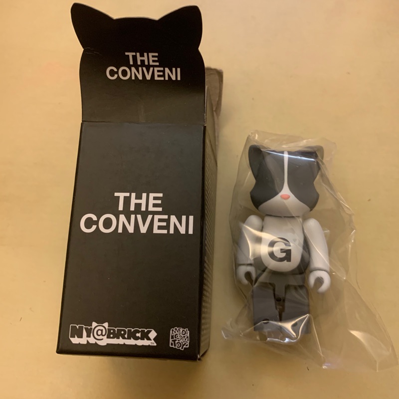 MEDICOM TOY - MEDICOM TOY メディコムトイ NY@BRICK THE CONVENI fragmentdesign ネコ フィギュア ブラック 正規品 / 32206 fragment design ザ・コンビニ THE CONVENI x フラグメント