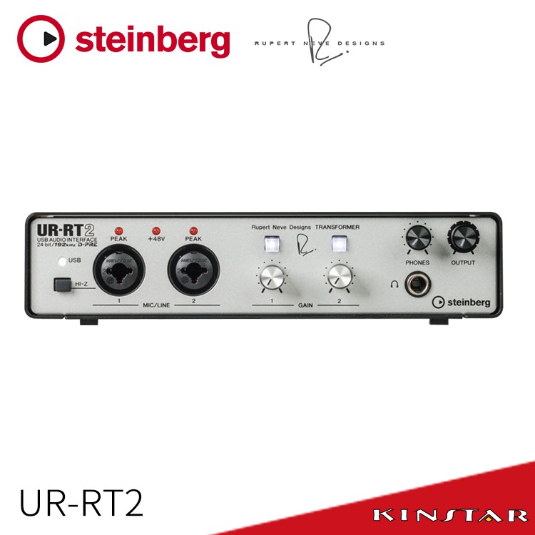 Steinberg UR-RT2 錄音介面 2組內建Neve變壓器的D-PRE麥克風前級【金聲樂器】