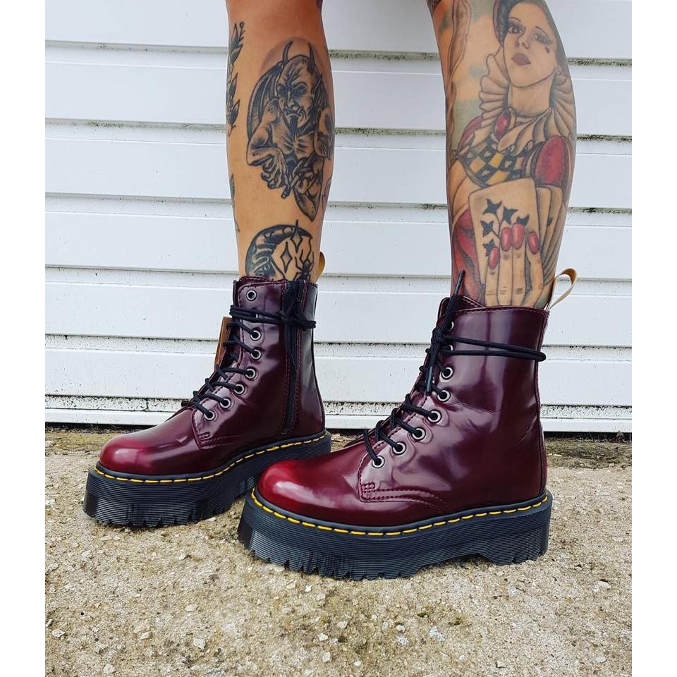 dr martens cherry red jadon