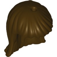 【樂高大補帖】LEGO 樂高 深棕色 俏麗直髮 人偶 頭盔 髮飾 頭髮【92255/41125/3187/3188】