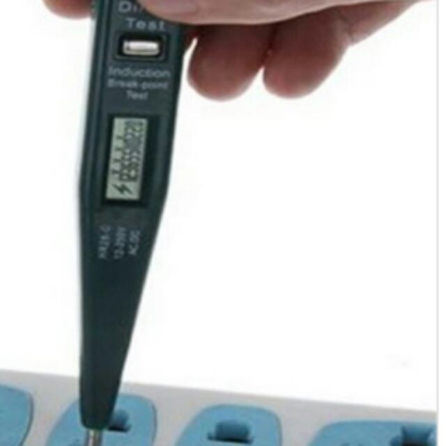一字起子型 液晶顯示 免電池 測電筆 可作簡易的電壓、漏電檢測 款式隨機