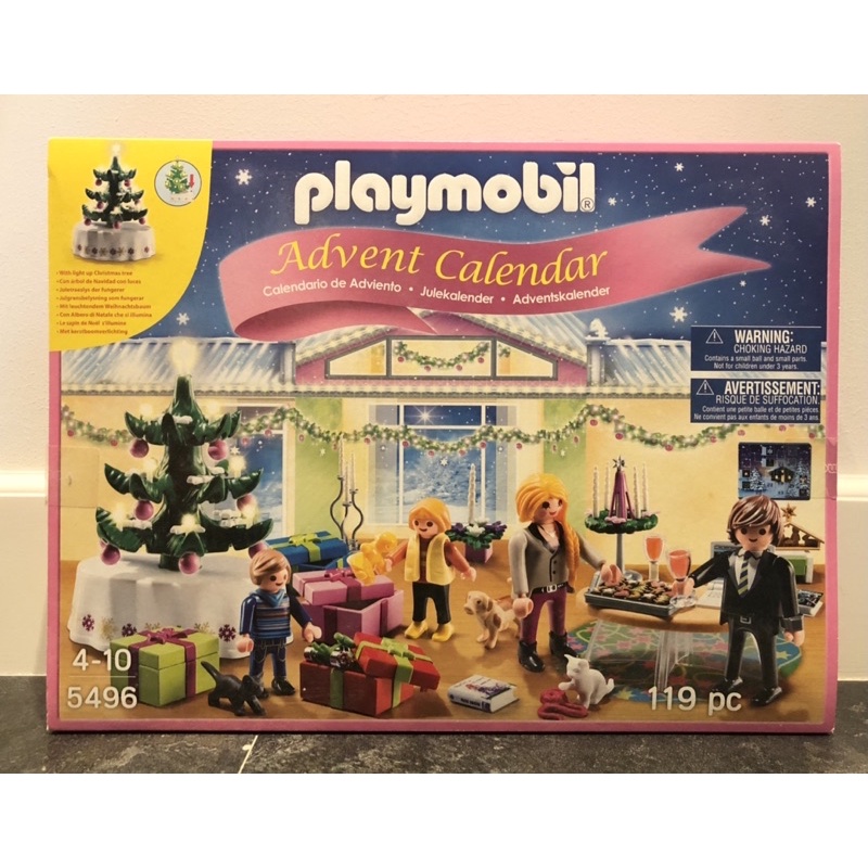 全新未拆德國Playmobil摩比5496 Advent Calendar Christmas Room聖誕節降臨曆