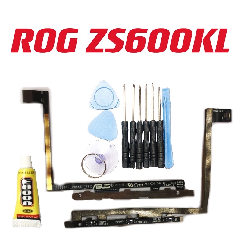 送10件工具組 華碩 ROG ZS600KL Z01QD 原廠 開機排線 開機鍵 開機按鍵 音量鍵 全新 現貨