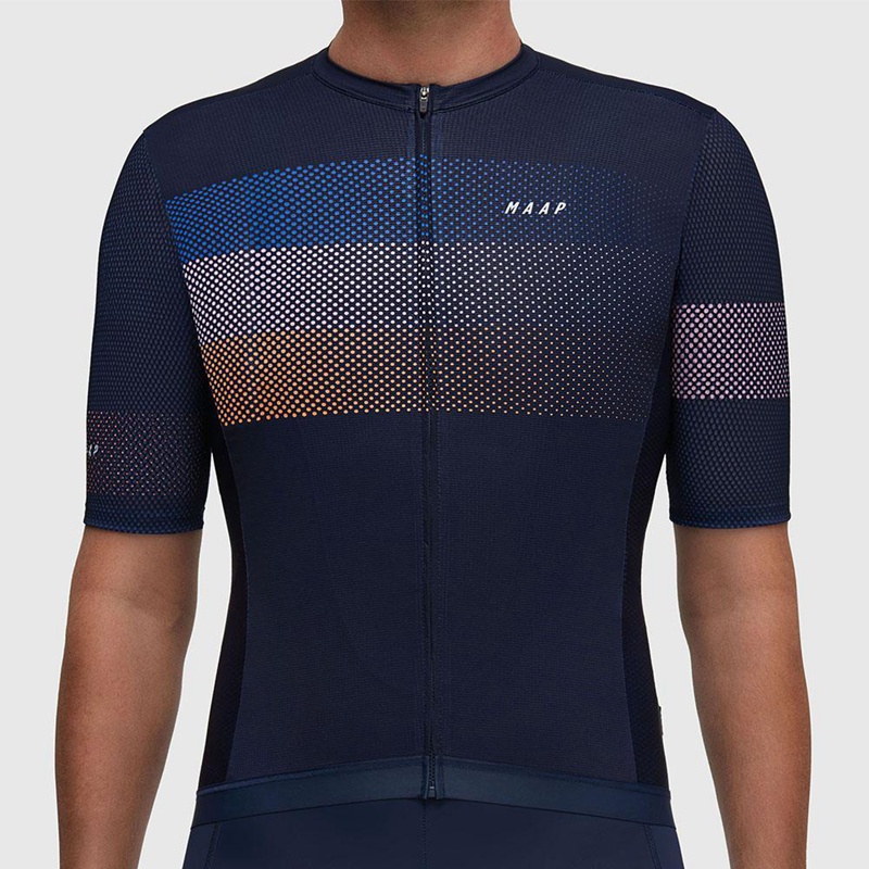 Maap Powerband 自行車球衣男士短袖自行車服裝運動週期穿騎行襯衫透氣