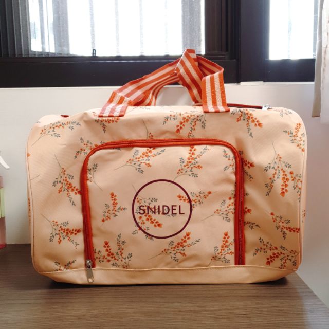 全新SOGO週年慶2019來店禮 日本品牌SNIDEL小碎花旅行袋 旅行包