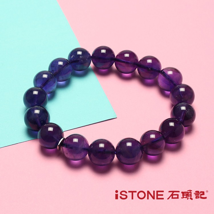 石頭記 紫水晶手鍊-品牌經典-12mm