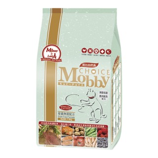 【狗狗巴士】Mobby 莫比自然食 無穀貓飼料 無穀鹿肉+鮭魚配方 1.5kg / 3kg.