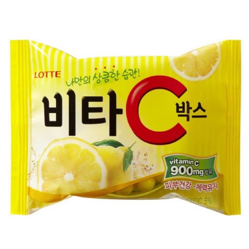 韓國 Lotte 樂天 維他命C 檸檬糖