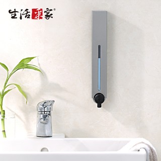 【生活採家】幸福手感典藏霧銀500ml單孔手壓式給皂機#47009