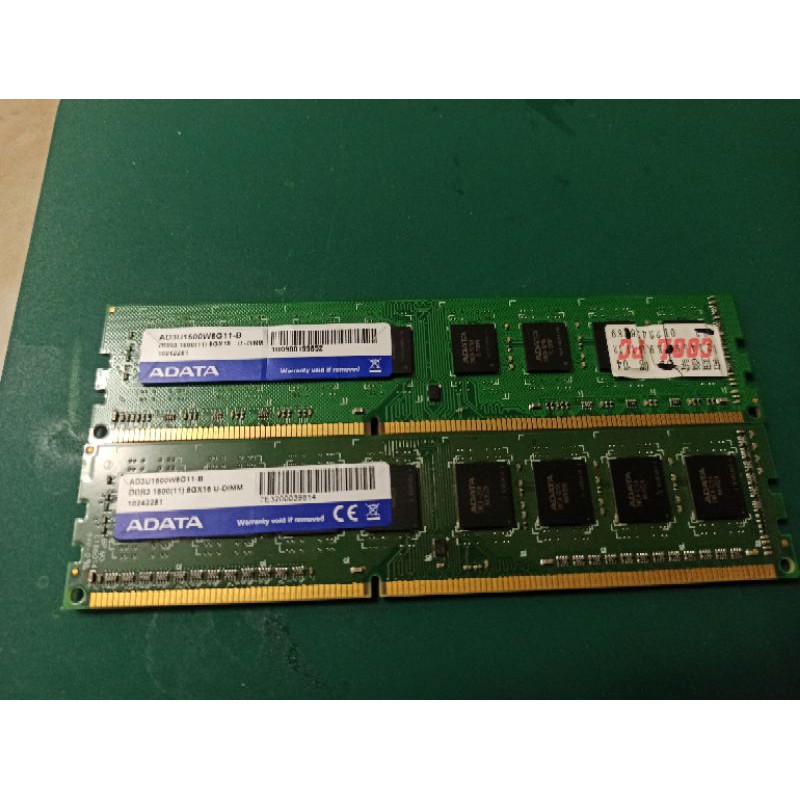 威剛 ADATA DDR3 1600 8G記憶體  雙面顆粒 二手良品