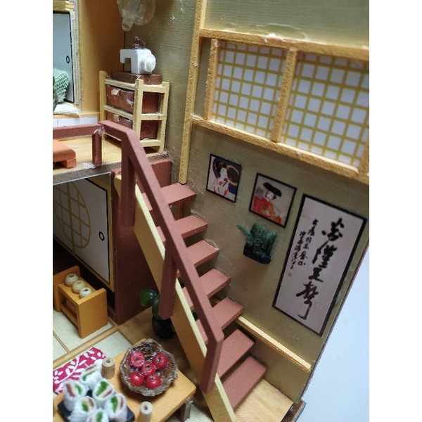 輕井澤的別墅 diy小屋成品 精緻禮物 日式袖珍屋成品 娃娃屋 迷你房子