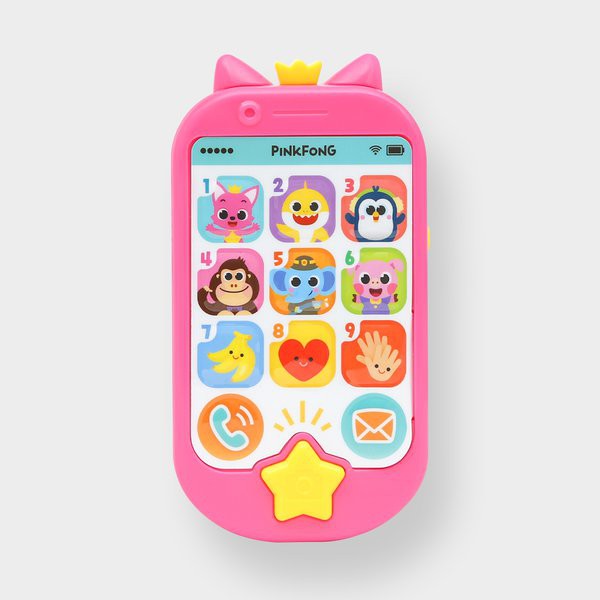 Pinkfong 碰碰狐 歡樂互動手機 音樂唱歌仿真電話玩具遊戲組家家酒 Baby Shark鯊魚寶寶家族玩具禮物