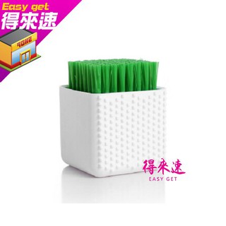 【刷毛細密】盆栽款兩用洗衣刷 洗搓兩用刷 手握式矽膠刷 盆栽造型洗衣刷 清潔刷 刷子 洗鞋刷 軟毛刷 水槽清潔 矽膠刷