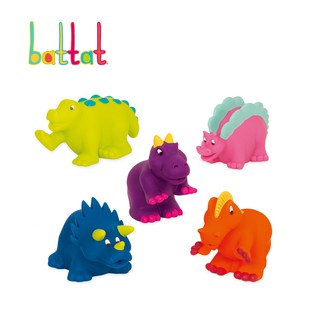Battat 洗澡玩具-恐龍(霓虹) 寶寶 新生兒