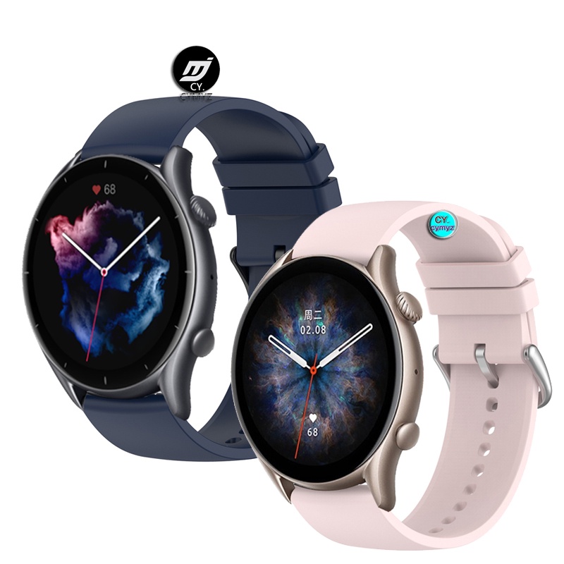 華米 amazfit GTR 3 Pro 錶帶 腕帶 矽膠錶帶 amazfit GTR 3 /GTR 2 2e 運動腕帶