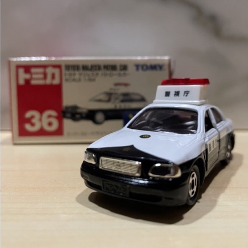 Tomica Toyota Majesta Patrol Car No. 36 警視廳 警車 藍標 新車貼 絕版