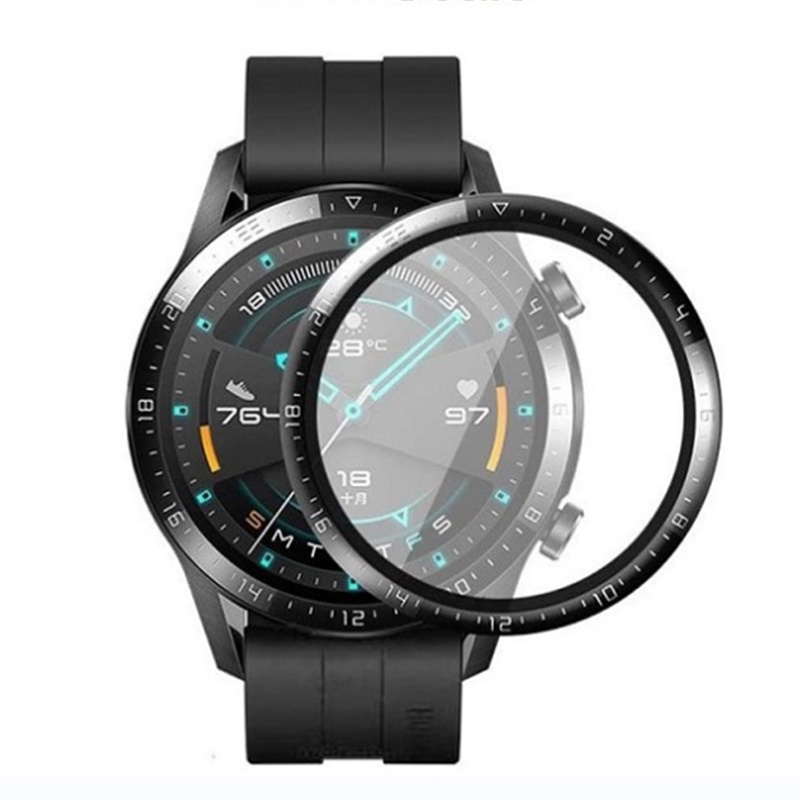華為GT 2E 手錶屏幕保護膜 huawei gt 2e 手錶膜 高清 3D 熱彎曲面膜 貼膜 防刮花 超薄