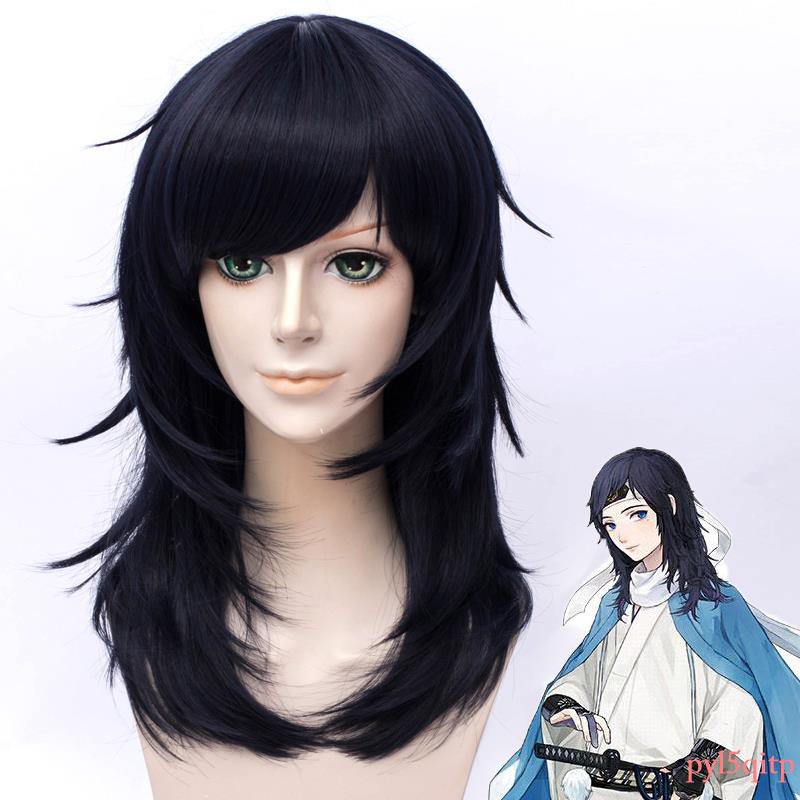 艾麗絲刀劍亂舞cos 大和守安定極化層次反翹cosplay假髮 蝦皮購物